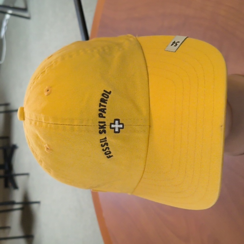 Fossil Ski Patrol Embroidered Strapback Hat Cap